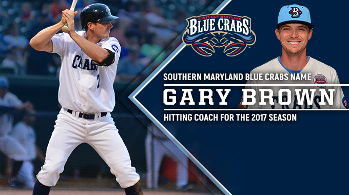 gary brown named hitting coach for 2017 season